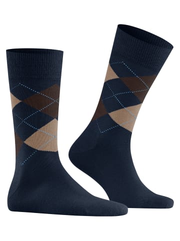 Burlington Edinburgh Socke in Marine