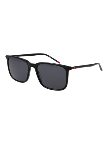 HUGO Männer Sonnenbrille Rechtwinklig Schwarz
