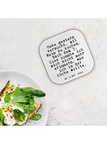 Mr. & Mrs. Panda Untersetzer für Gläser Habe gestern versucht, m... in Weiß