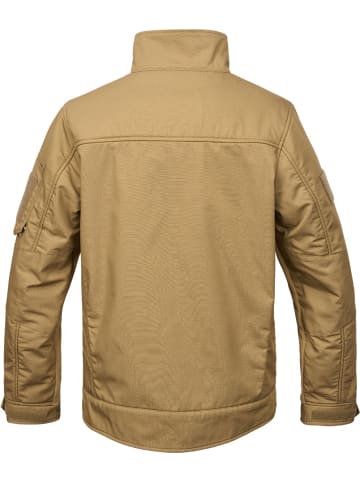 Brandit Jacke "Fleece Ripstop Jacket" in Braun