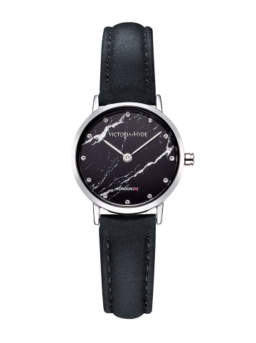 Victoria Hyde London Uhr Marble Dia Ultra Thin Minimalist in Schwarz - (D)26mm