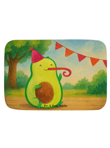 Mr. & Mrs. Panda Badteppich Avocado Geburtstag Design ohne Spruch in Weiß