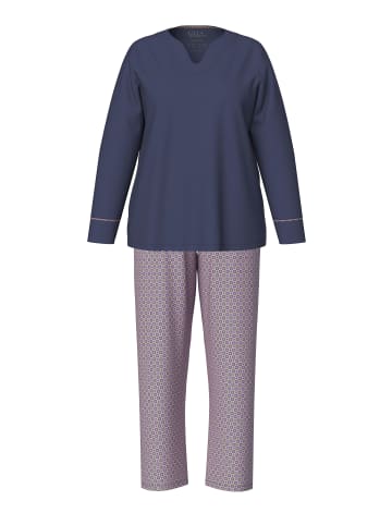 Ulla Popken Pyjama in dunkel violett