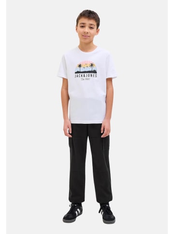 JACK & JONES Junior Cargohose 'Kane Jonny' in schwarz