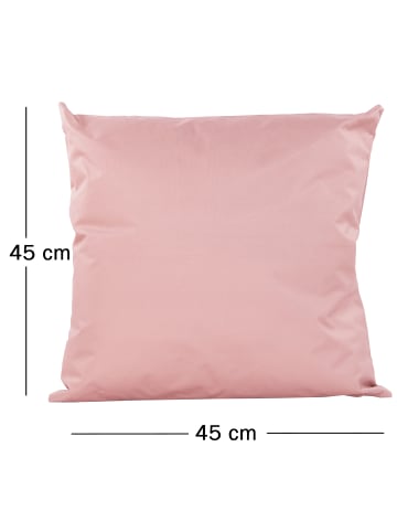 JACK Outdoor Dekokissen 45x45cm inkl. Füllung in Altrosa