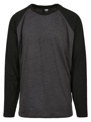 Urban Classics Long Sleef in charcoal/black