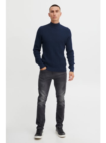 BLEND Rollkragenpullover Pullover 20714631  Basic Rollkragenpullover in Blau