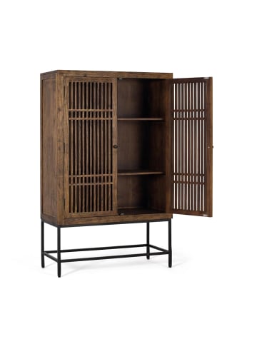 Giner y Colomer Schrank aus Akazienholz und Metall in Brown