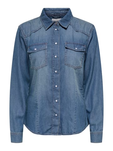 ONLY Jeanshemd in Medium Blue Denim