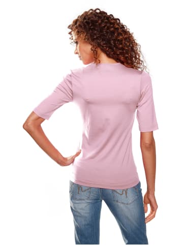 Heine V-Shirt in rosé