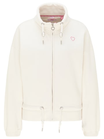 myMo Sweatjacke in Creme