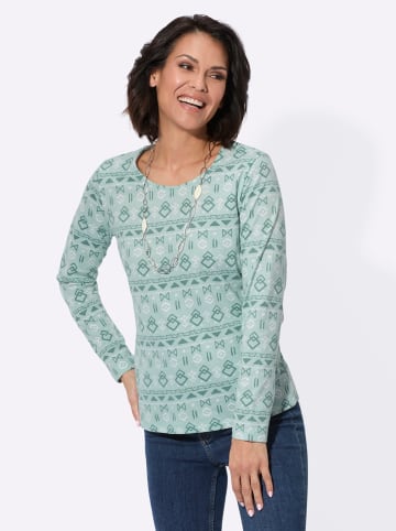 WITT WEIDEN Shirt in mint-bedruckt