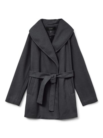Vero Moda Mantel in Dark Grey Melange