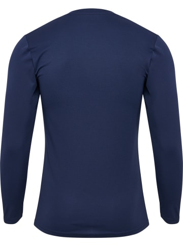 Hummel Longsleeve "BL Essential T-Shirt Longsleeve" in Blau