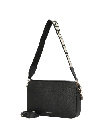 COCCINELLE Tebe - Umhängetasche 24 cm (cognac) in noir