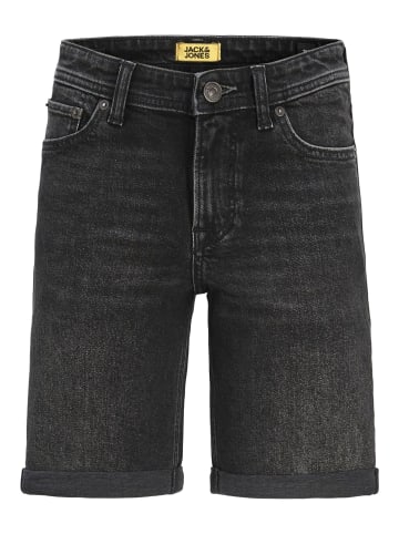 JACK & JONES Junior Jeans-Shorts in Black Denim 1
