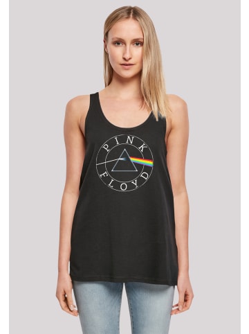 F4NT4STIC Damen Tanktop Pink Floyd Prism Circle Logo in schwarz