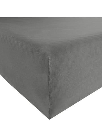 Erwin Müller Interlock-Jersey Spannbettlaken Nürnberg in grau