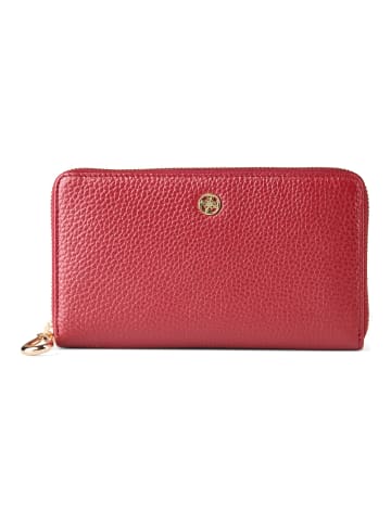 Esquire Alexandria Geldbörse RFID Schutz Leder 17 cm in rot