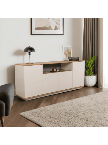 CALICOSY Sideboard ARISTA in Kaschmir - (W) 180 x (H) 75 x (L) 44,5 cm