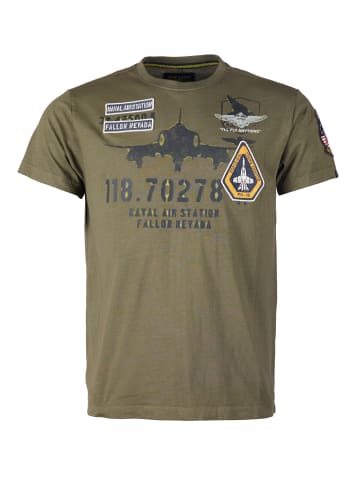 TOP GUN T-Shirt TG25013 in olive