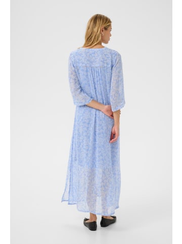 PART TWO Kleid BeritPW Gerade Passform in Blue Wallpaper Flower