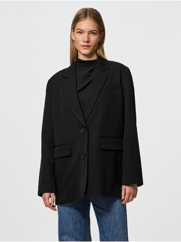 Pieces Oversize-Blazer in Black