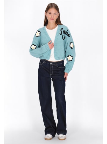 myMo Cardigan in turquoise