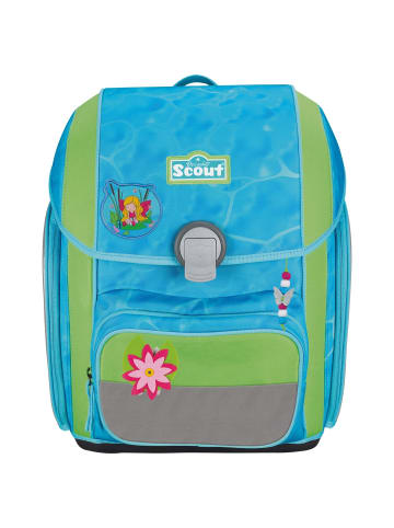 Scout Genius DIN - Schulranzen Set 4 tlg. mit Turnbeutel (Water Lily) in Water Lily
