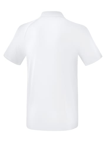 erima Essential 5-C Poloshirt in weiss/schwarz