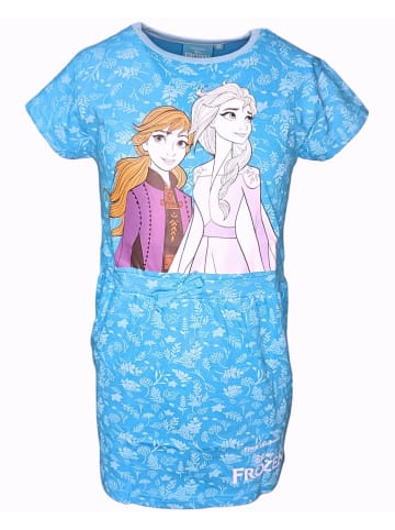 Disney Frozen Sommerkleid Disney Frozen Elsa & Anna in Hellblau