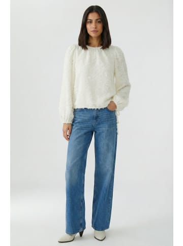 Oui Bluse in whitecap gray