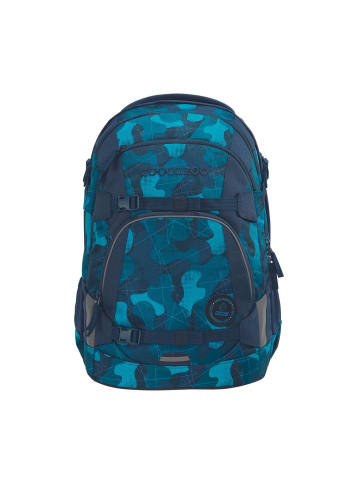 Coocazoo Schulrucksack MATE Cloudy Camou in blau