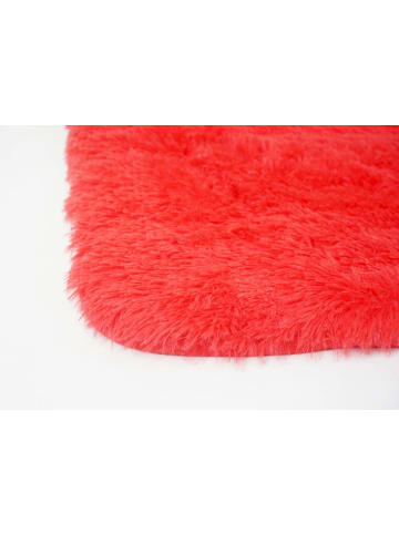 MCW Hochflor-Teppich F69, Rot