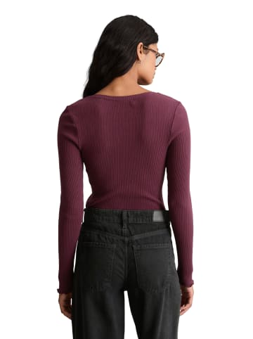 Marc O'Polo DENIM Longsleeve slim in Mahagony Jam