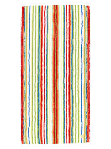 Ross 2 X Duschtuch im Set Vita in Rot / weiß