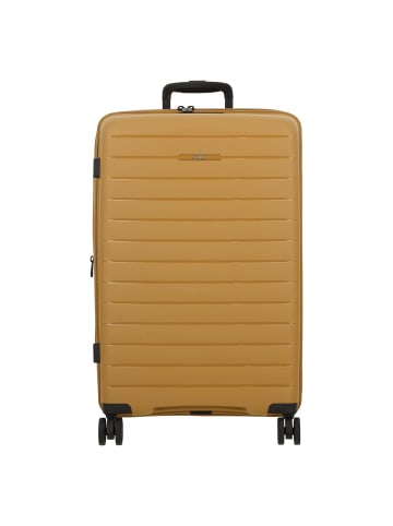 Striper 4 Rollen Trolley 68 cm mit Dehnfalte ocher