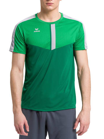 erima Herren Squad T-Shirt in fern green/smaragd/silver grey