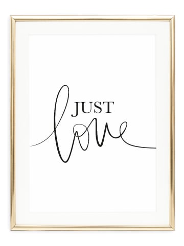 Tales by Jen Poster / Kunstdruck "Just love" I Ohne Rahmen