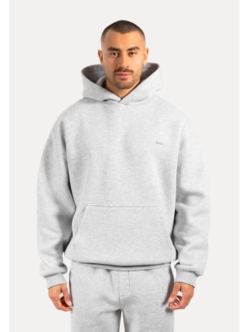 SMILODOX Hoodie Dawson in Grau Melange
