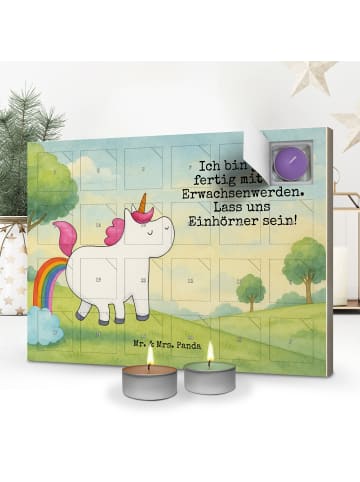 Mr. & Mrs. Panda Duftkerzen Adventskalender Einhorn Pupsen Desig... in Weiß