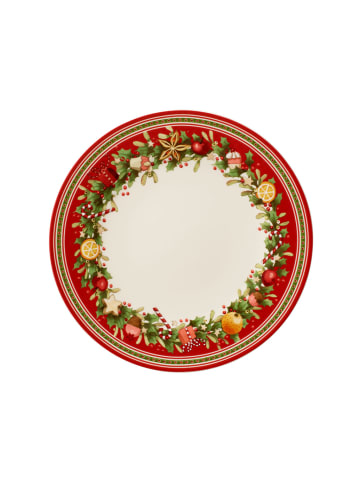 Villeroy & Boch Speiseteller Winter Bakery Delight in rot