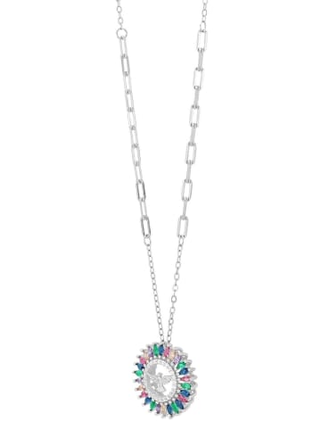 Adeliás Damen Anhänger aus 925 Silber mit Zirkonia in silber