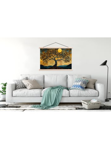 MuchoWow Poster mit Leiste Vollmond