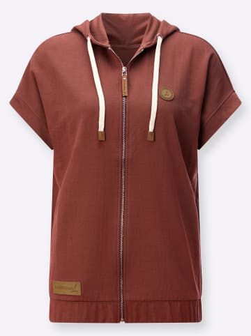 WITT WEIDEN Sweatjacke in rotbraun