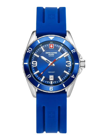 Swiss Alpine Military by Grovana Analoguhr für Herren in blau