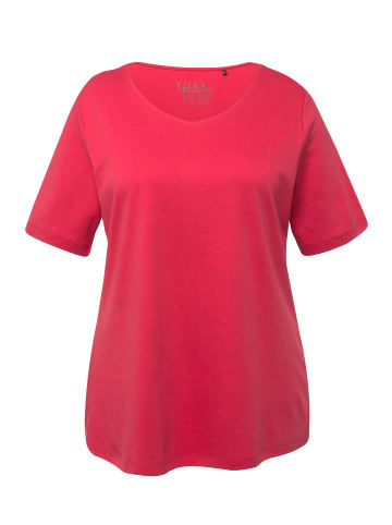 Ulla Popken Shirt in dunkel rosa