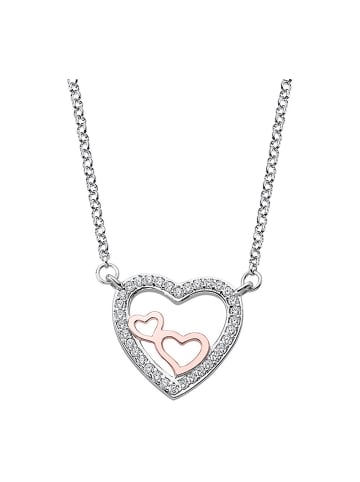 LOTUS silver Anhänger Silber 925 Sterling Silber Herzen Halsketten