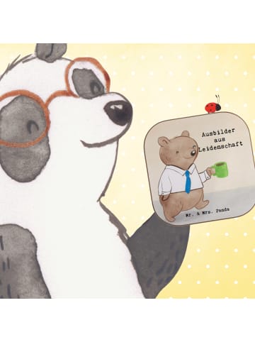 Mr. & Mrs. Panda Untersetzer Ausbilder Leidenschaft Design mit S... in Weiß