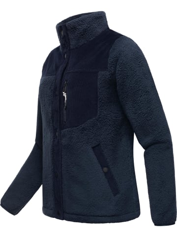 ragwear Fleecejacke Appopis Block in Navy